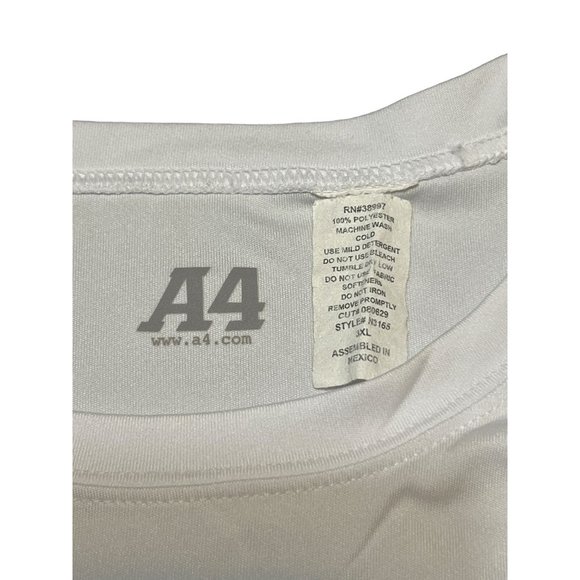 Rip a Lip Fish Wear Long Sleeve Shirt White Neon Scott Blackwell Size 3XL - Picture 6 of 6